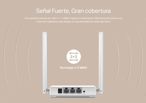 Imagen 6 de 10 de Router Wls Tp-link Tl-wr820n Doble Antena