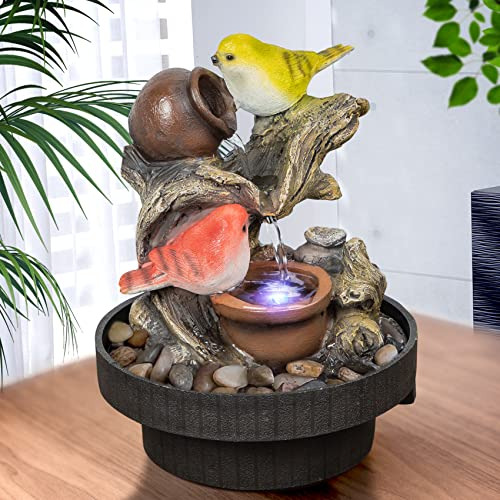 Fuente De Sobremesa Birds Waterfall Desktop Fuente De A...