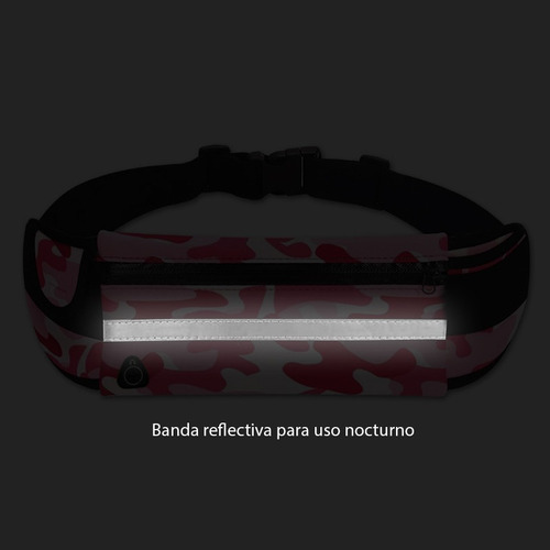 Imagen 6 de 6 de Riñonera Running Deportes Expandible Celular Tarjetas Llaves