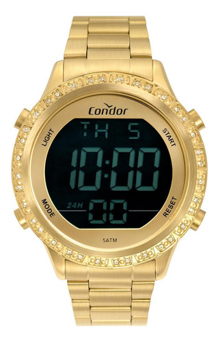 Relógio Condor Feminino Dourado + Semijóia Cobj3463ah/k4d