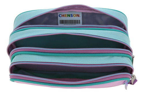 Kit Mochila Lapicera Lonchera Chenson Princesas Ariel Luriel Color Turquesa Pr70463-kc3 Escolar