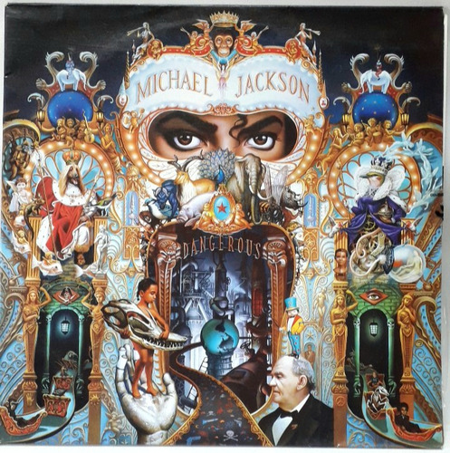 Disco Lp Michael Jackson Dangerous Epic 1991 Álbum Doble (Usado)