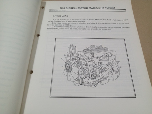 S10 Diesel Manual Catálogo Do Motor Maxion Hs Turbo Diesel (Usado)