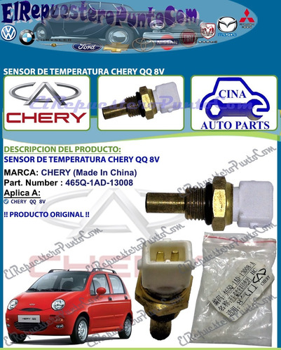 Sensor De Temperatura Chery Qq 8v