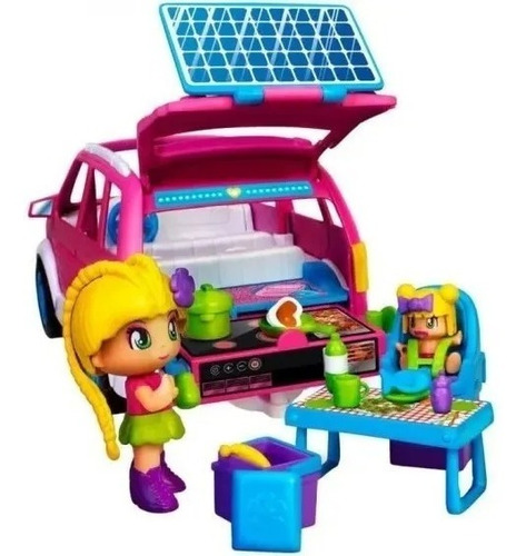 Pinypon Coche Camping Familiar C/ Figuras Y Accesorios 17015