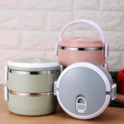 Lunchera Conservadora Vianda Termica Acero 3 Pisos
