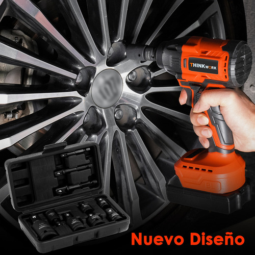 Juego Adaptadores Para Dados Y Llaves De Impacto 1/4 3/8 1/2 ThinkWork W6108