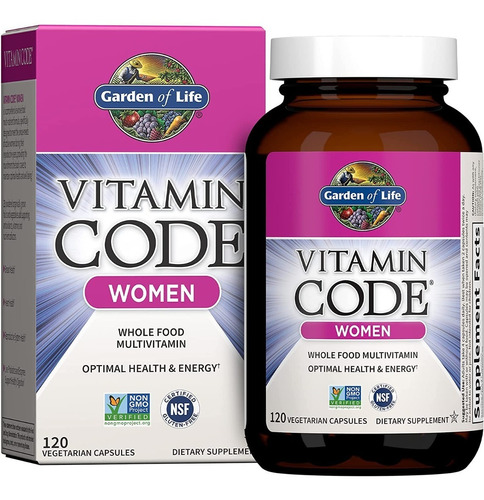 Garden Of Life 50+ Wiser 240 Capsulas Vitaminas Vegetariano