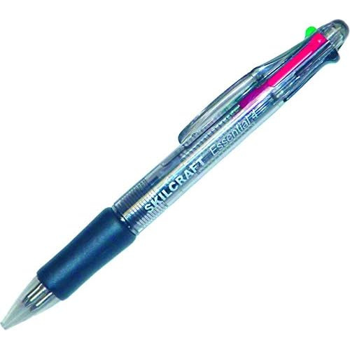 Bolígrafo Esencial De 4 Colores, Punta Fina