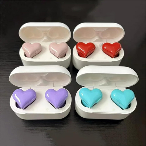 . Auriculares Bluetooth Inalámbricos En Forma De Corazón
