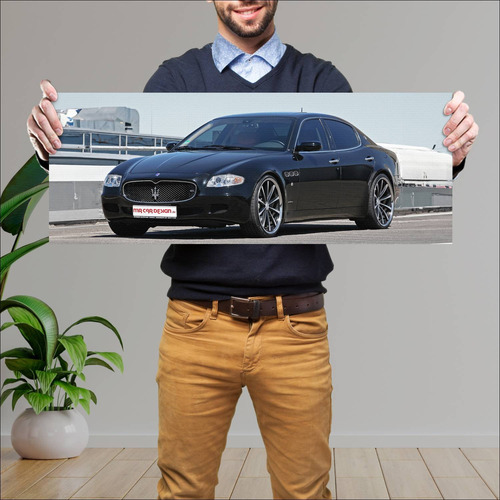 Cuadro 30x80cm Auto 2011 Maserati Quattroporte B 185