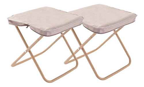 Taburete De Acampada Pequeño, Silla Plegable, Reposapiés,