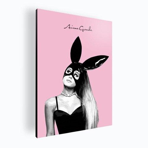 Cuadro Decorativo Mural Poster Ariana Grande 84x118 Cm Mdf