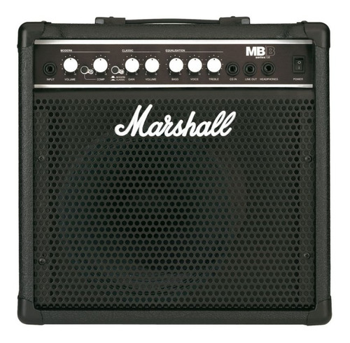 Amplificador Para Bajo Marshall Mb15 Para Bajo 15w Color Negro 220V