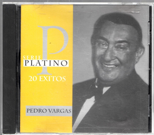 Pedro Vargas. Serie Platino 20 Exitos.cd Original Usado Qqc.