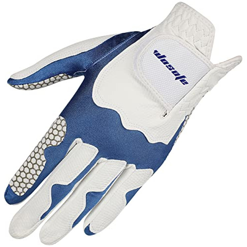 Wosofe Golf Gloves Hombres Mano Izquierda Golfer Single Synt