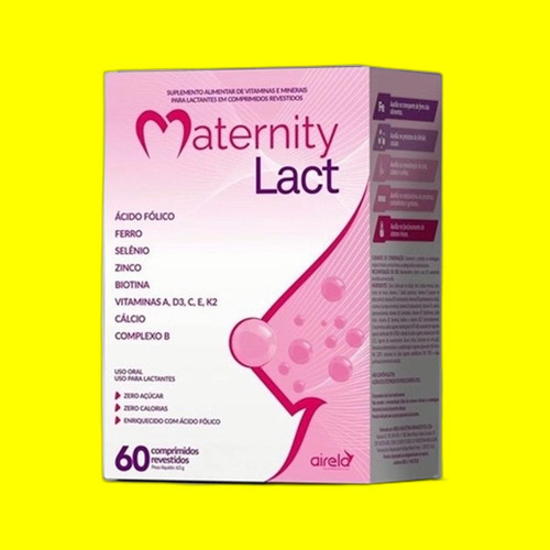 Kit 4x Vitamina Maternity Lact 60 Cpr Revestidos - Natulab