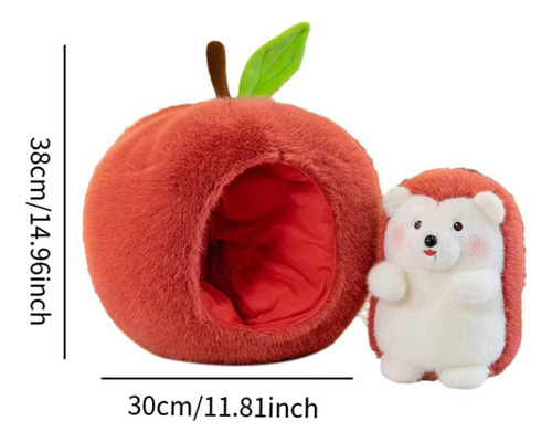 Peluche De Erizo Para Abrazar, Regalo De Navidad, Grandemcd