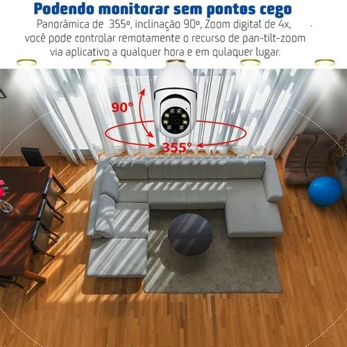 Cámara Espía Ip Cámara Inteligente Yoosee Panoramica Wifi