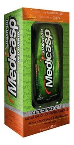Medicasp Combo 2x130ml Caspa Sobrancelha Barba Seborreica