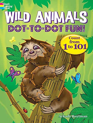 Book : Wild Animals Dot-to-dot Fun Count From 1 To 101...