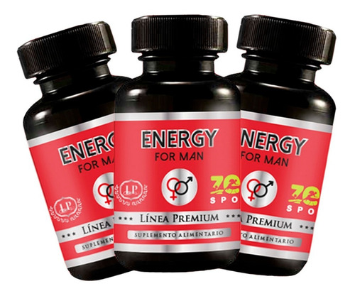 3 Energy For Man (pack Vigorizante Premium)