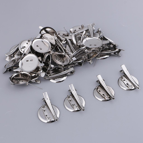 120 Piezas Broche Redondo Broches Para El Cabello Broches