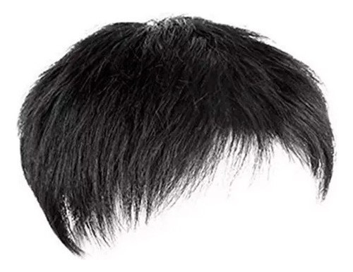 - Pelucas Negras De Pelo Corto Para Hombre