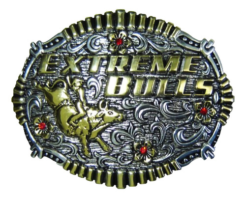 Fivela Country Para Cinto Masculina Extreme Bulls Pelegrini