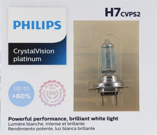 Iluminación Automotriz Philips H7 Crystalvision Platinum...