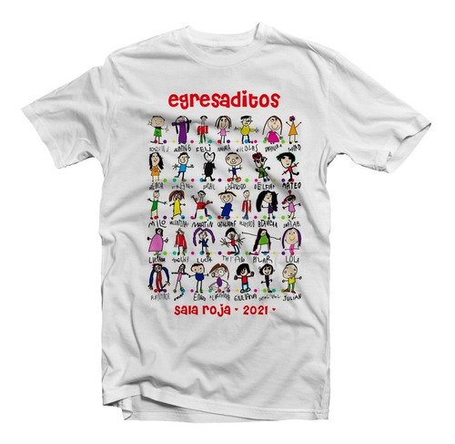 Remera Algodón Egresaditos Jardín Egresados