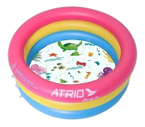 Piscina Inflável Infantil Circular Atrio Redonda Es302