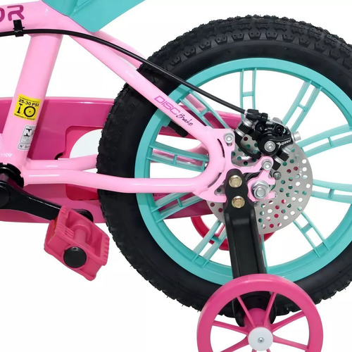 Bicicleta Aro 14 First Pro Feminina 4 Nathor Novo