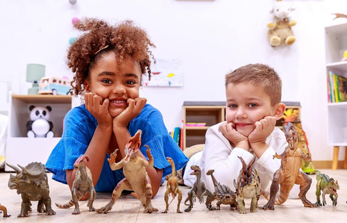 Figura Dinosaurios Therizinosauro Colección Pintado A Mano