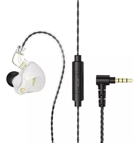 Audífonos Monitor Alámbricos In Ear Qkz Ak6 Pro Micrófono