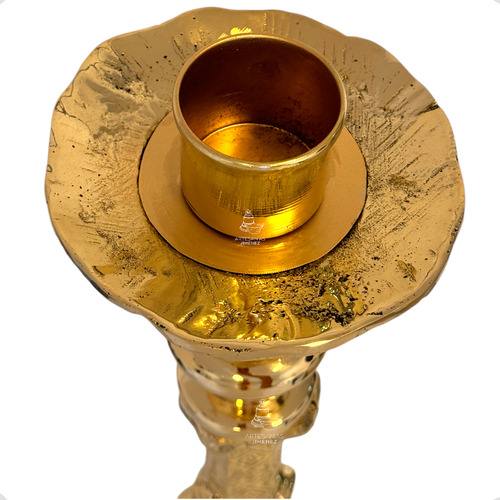 Candelero O Candelabro Barroco De 80 Cm De Bronce (1 Pieza)