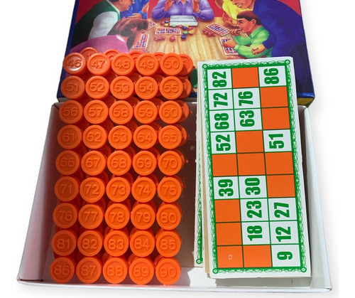 Bingo Lotería Juego Mesa Familia Diversión