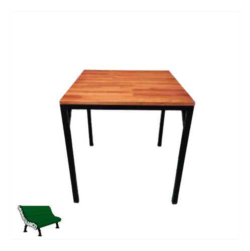 Mesa Para Bar Estilo Industrial Hierro Y Madera