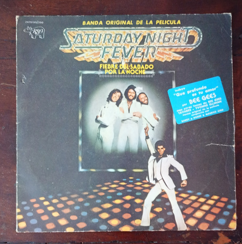 Antiguo Disco Vinilo Saturday Night Fever (Usado)