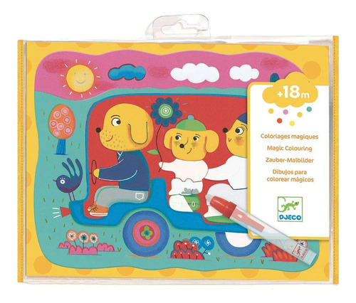 Cuaderno Dibujo Mágicos Reutilizable Para Colorear Con Agua