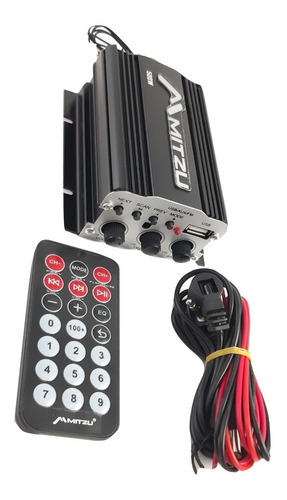 Imagen 4 de 7 de Amplificador Bluetooth Usb Fm Control Mitzu Mit-76bt