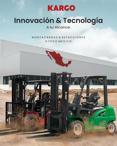 Montacargas Hangcha 5000 Lb Gas Lp Motor Nissan Torre Triple