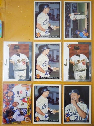 Set 23 Barajitas Beisbol Antonio Armas Leones Del Caracas