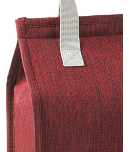 Bolsa De Almuerzo Con Aislamiento Rojo Para Mujeres Y Hombre