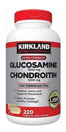 Kirkland Signature Glucosamina Extra Fuerte 1500 Mg / Condro