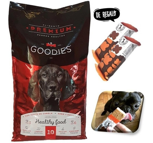 Imagen 1 de 10 de Alimento Balanceado Premium Perro Goodies 2 X 10kg Envio