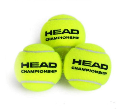Imagen 2 de 3 de Tubo X3 Pelotas Head Championship Tenis Padel Importadas Itf