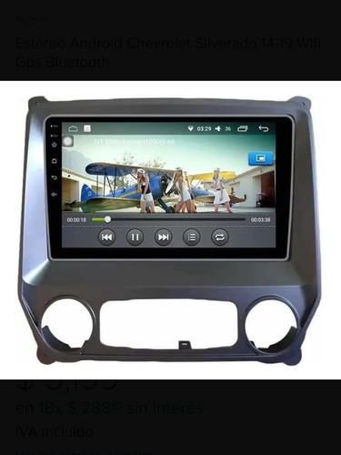 Estereo Tipo Origuinal Para Chevrolet Silverado New 