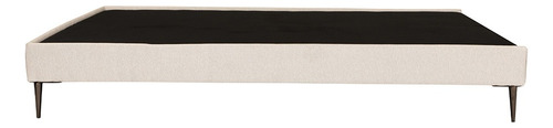 Base Cama Queen Size Dicasa Slim Avanti Beige Claro