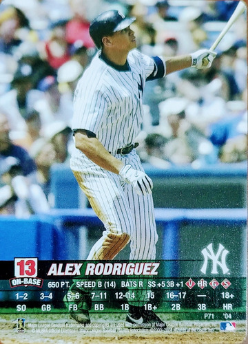 Alex Rodríguez,2004 Mlb Showdown, New York Yankees 